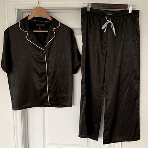 BCBGMaxAzria 2 piece Satin Pajamas Size M